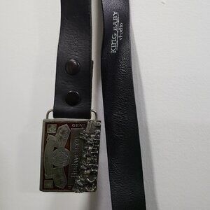 King Baby Budweiser Belt and Buckle Size 40